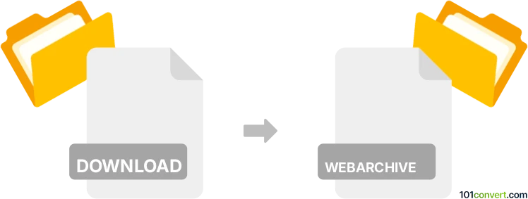 Konverze download do webarchive