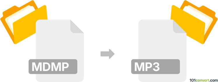 Konversi mdmp ke mp3