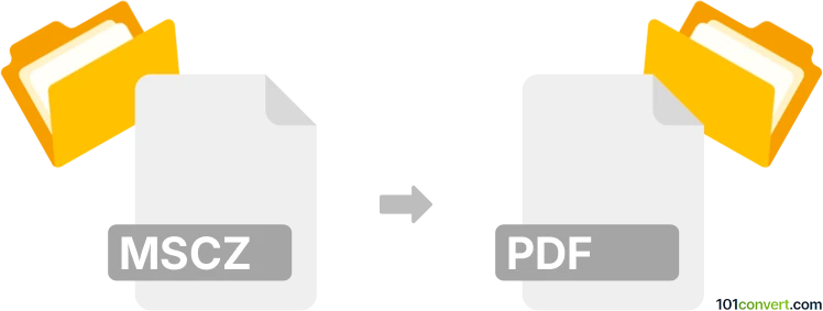 Convert mscz to pdf
