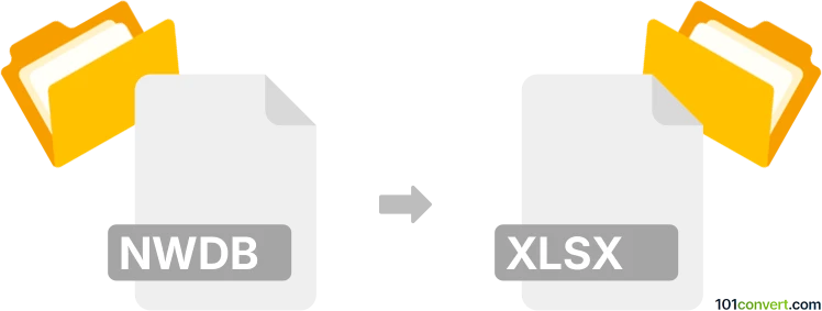 Convertir nwdb en xlsx