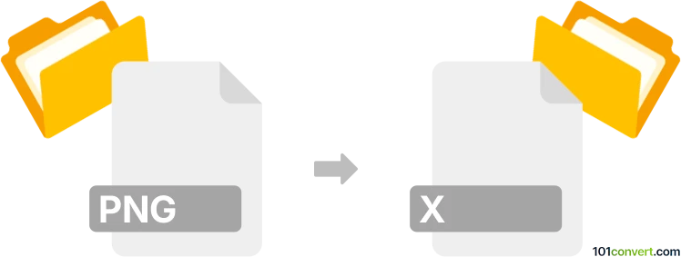 Convert png to x